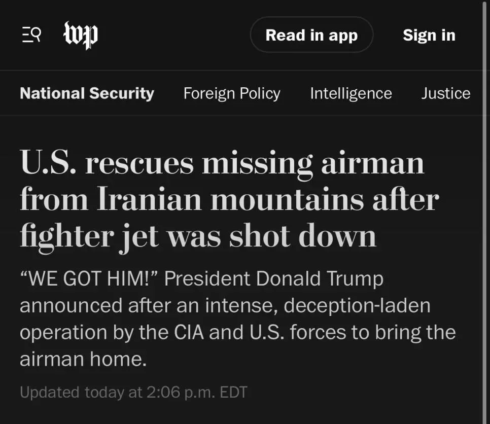 영화보다 더 극적이었던 미군 F-15E 조종사 구출작전.txt