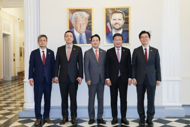 국민의힘 장동혁 대표가 능력껏 만난 트럼프 미국 대통령