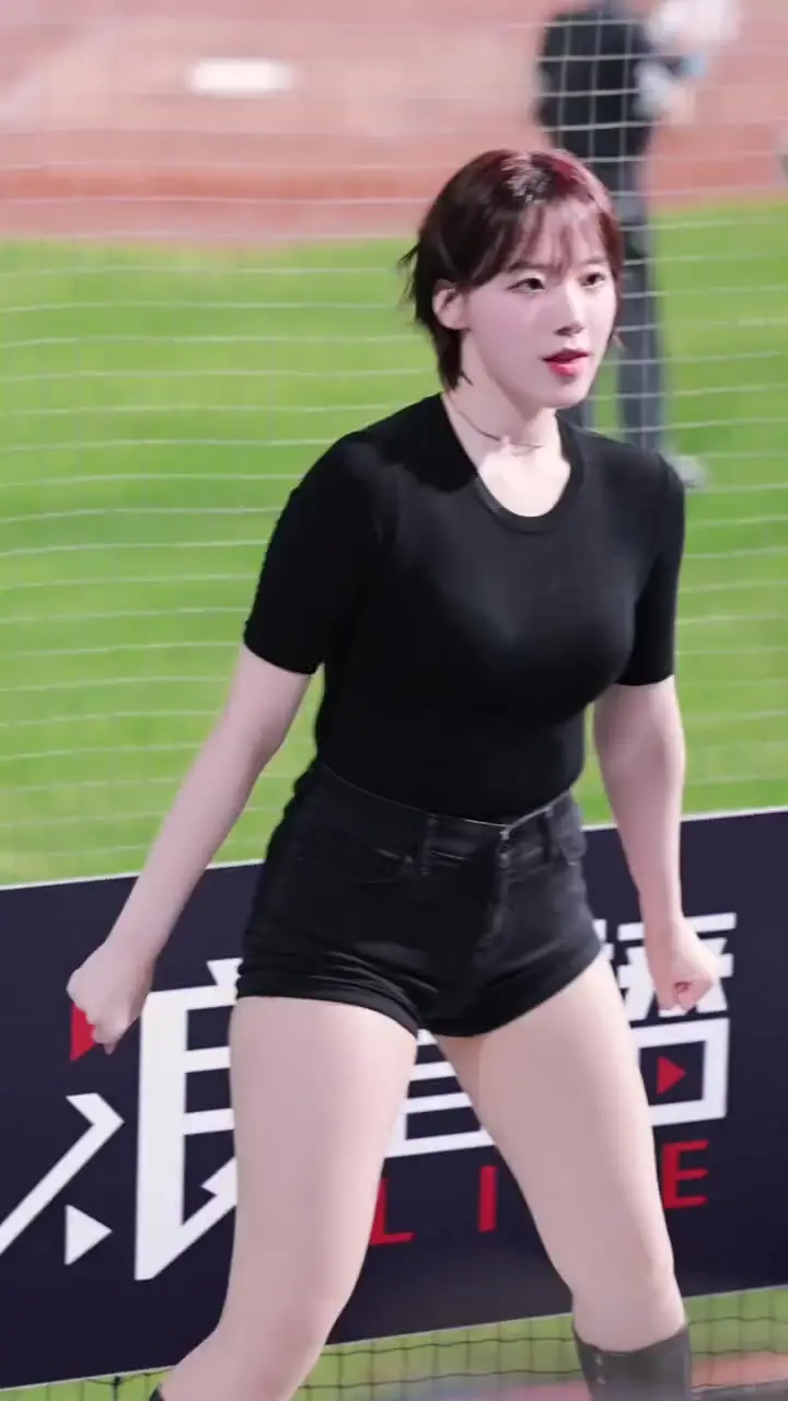 치어리더 하지원 블랙 시스루