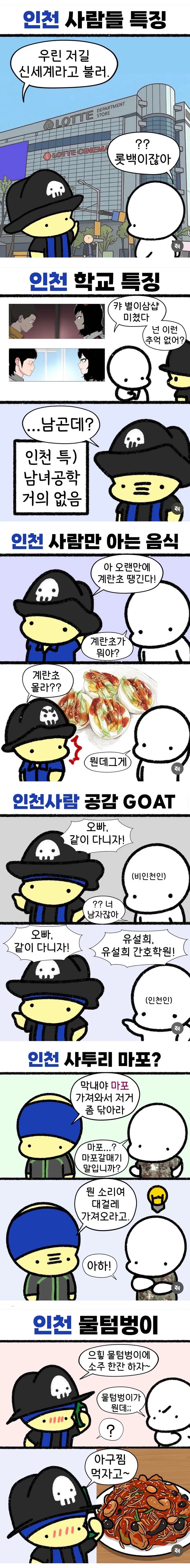 인천 사람들 특징.