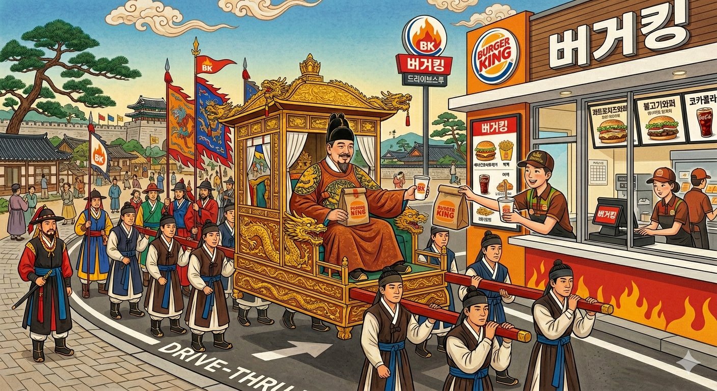 세종대왕 버거킹드라이브스루 이용기록 발견
