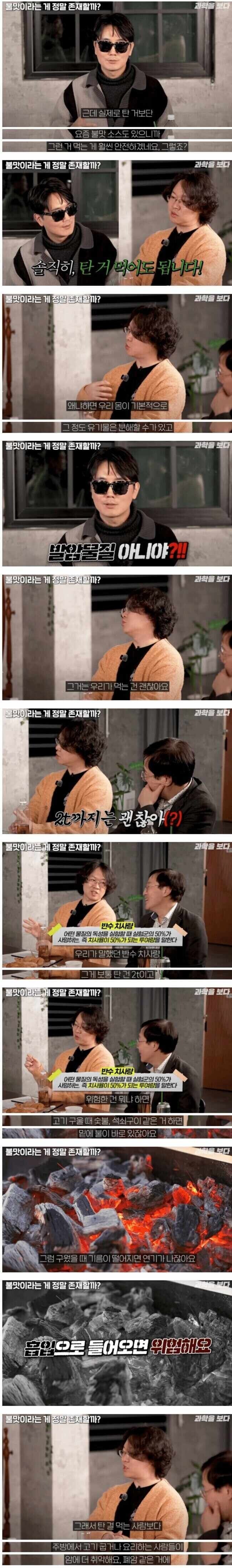 탄 고기 섭취는 암 발병 영향이 미미하다?jpg