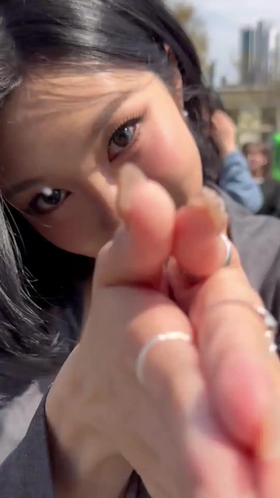 케플러 다연 무대의상 입고 초근접 팬서비스