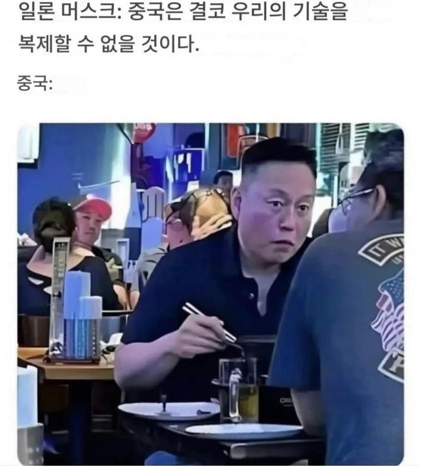 일론 머스크 "중국은 결코 우리의 기술을 복제할 수 없다"