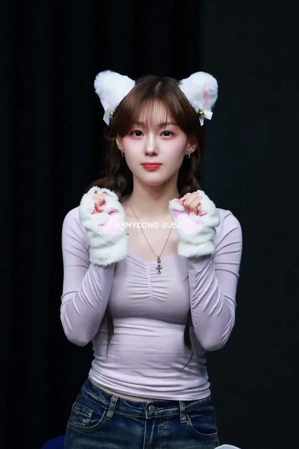 케플러 김채현 타이트한 팬사인회 착장