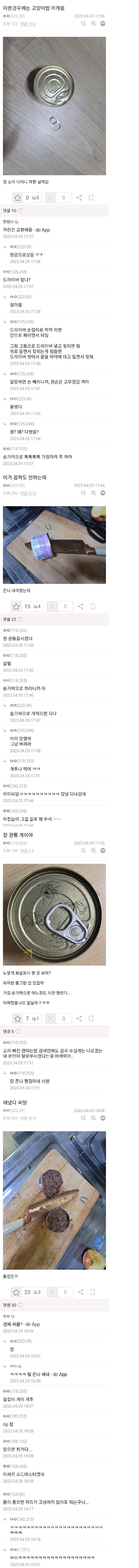 어떻게든 고양이 밥 주고 싶은 사람