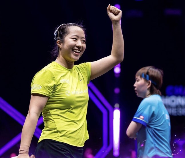 11-0' 월드컵 4강 진출! 신유빈, 中 만리장성 3대장 쓰러뜨렸다