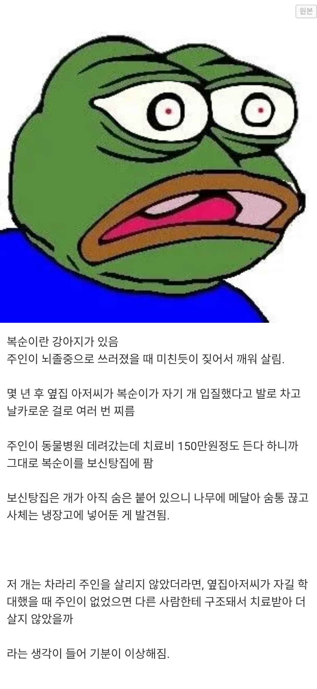 펌) 어제 보고 너무 충격받았던 사건